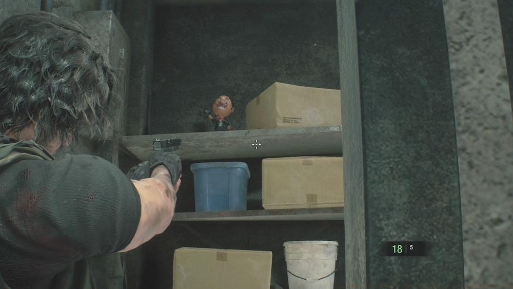 Don't skip the Charlie Doll in the back of the Safety Deposit Room, up on a shelf.